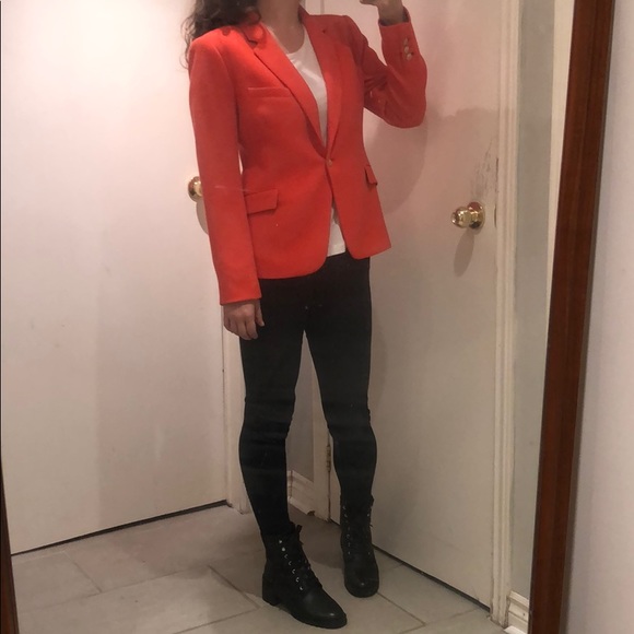 Zara Orange blazer - Picture 6 of 11
